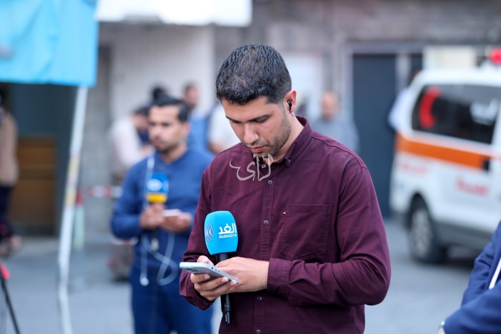 الرأي توثق عمل الطواقم الصحفية في غزة (12)