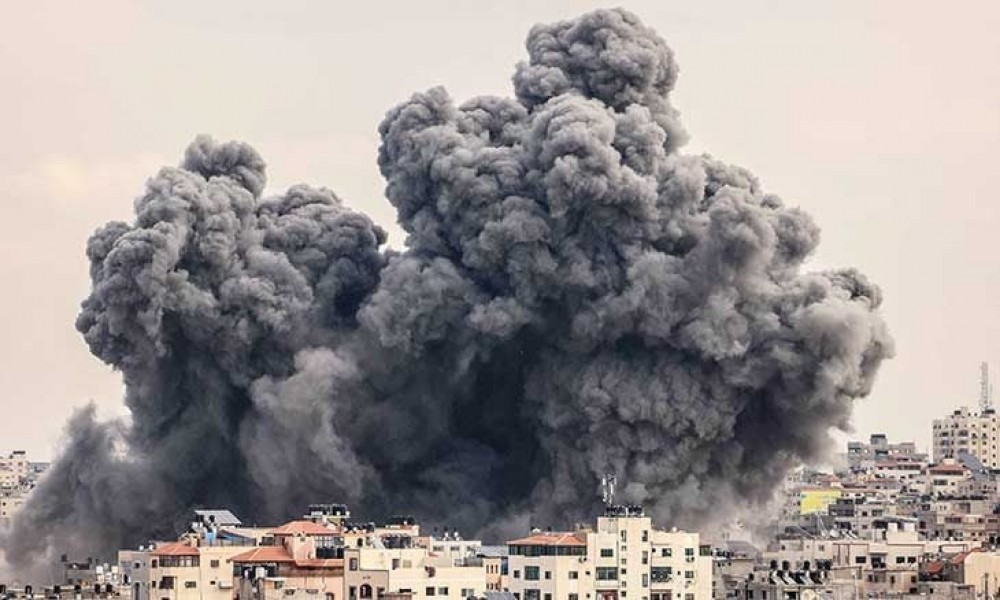 انفجار غزة- دمار في غزة