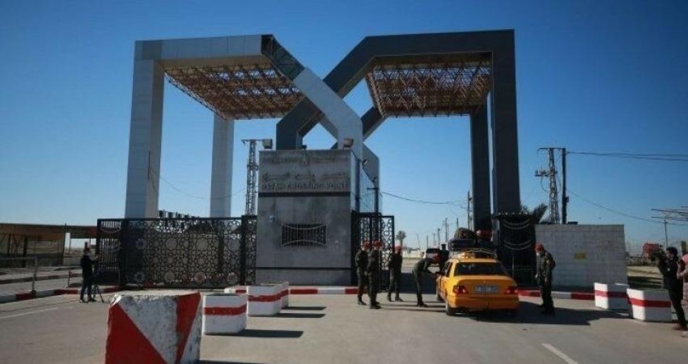 بوابة معبر رفح البري جنوب قطاع غزة