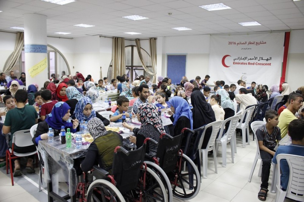 إفطار جماعي لذوي الشلل الدماغي وعائلاتهم