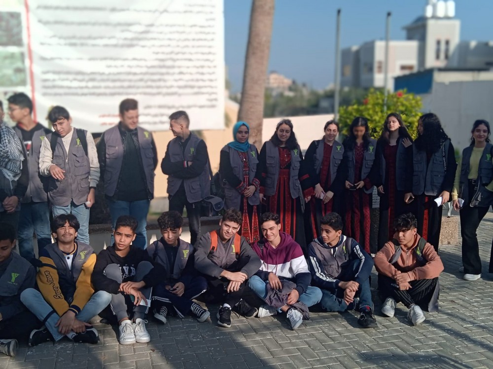 الكنيسة البيزنطية الأثرية تستقبل جمعية الشبان المسيحية