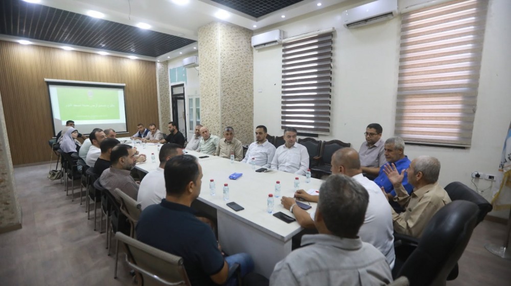  بلدية غزة تبحث إنشاء مدرسة مؤقتة في حديقة مسجد النور