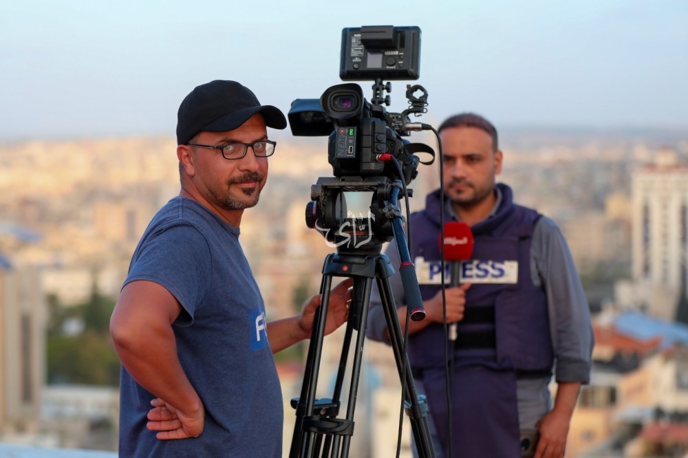 الرأي توثق عمل الطواقم الصحفية في غزة (44)