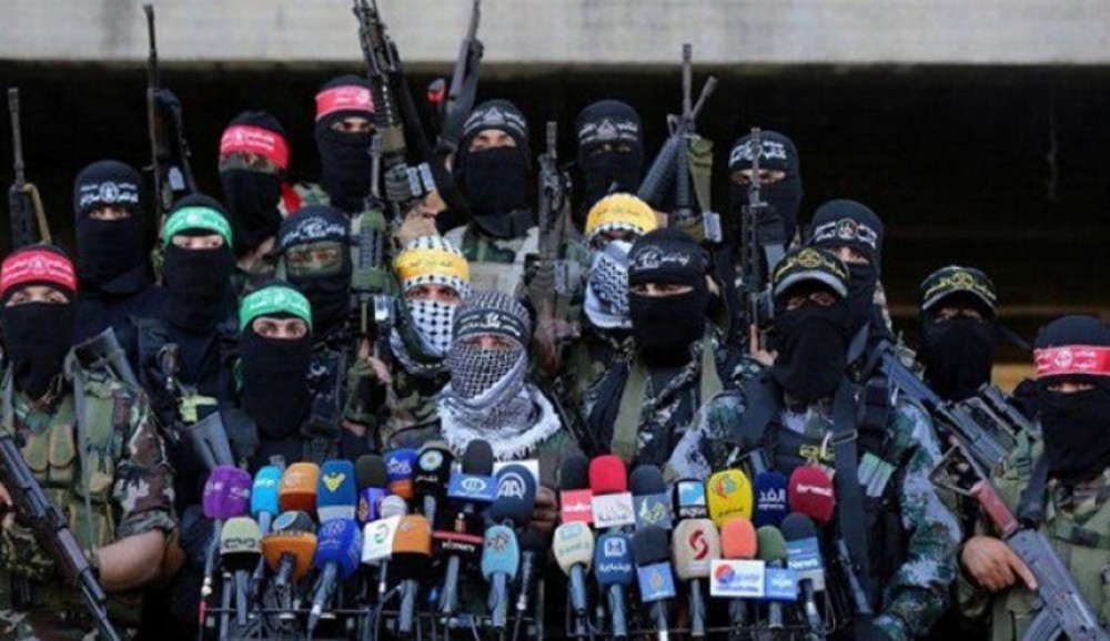 مؤتمر صحفي لفصائل المقاومة في قطاع غزة 