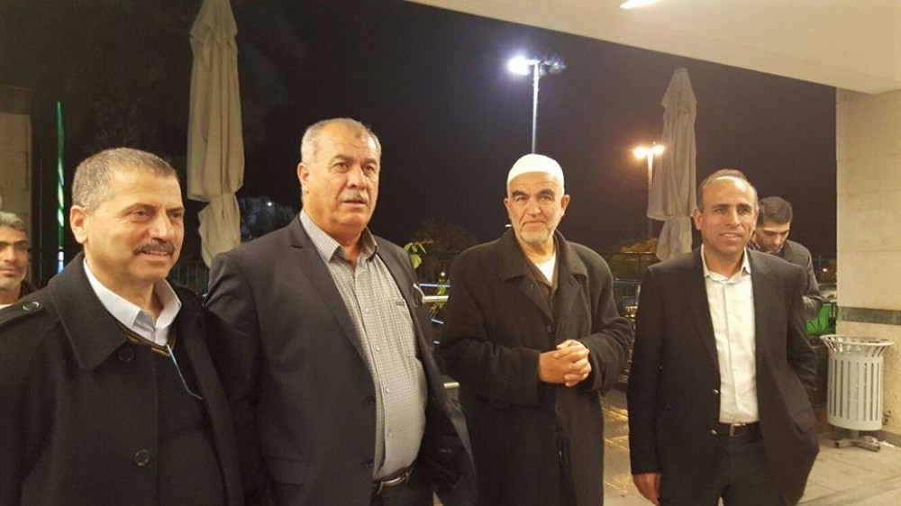 خلال الزيارة في المستشفى