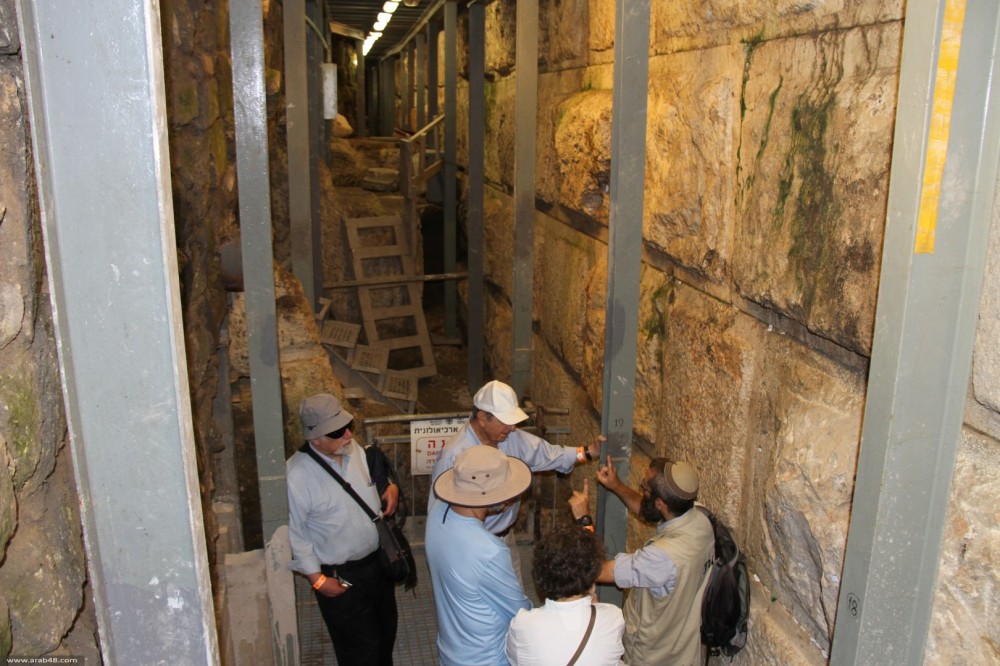 الحفريات أسفل المسجد الأقصى