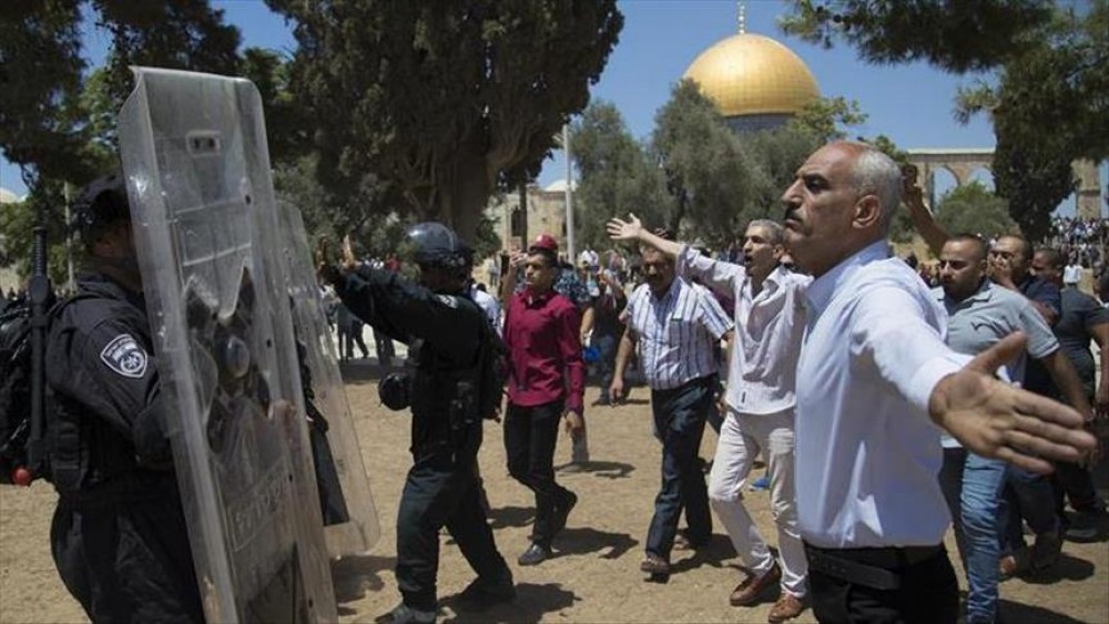 صورة أرشيفية من أحداث الأقصى