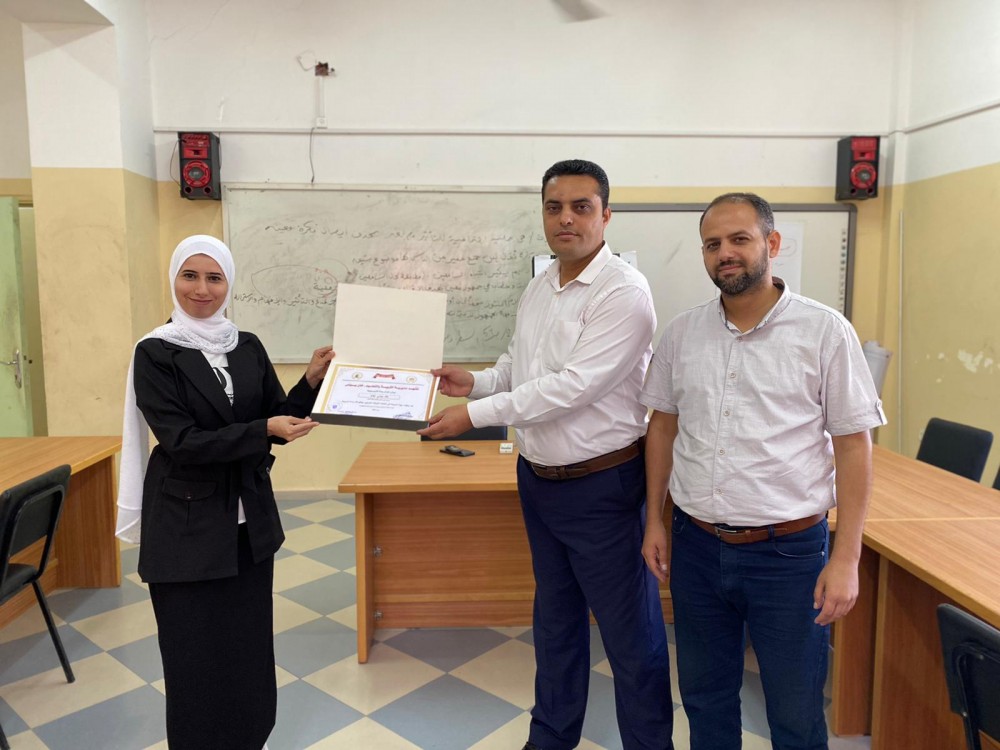 تعليم خان يونس يختتم دورة المرشدين التربويين الجدد
