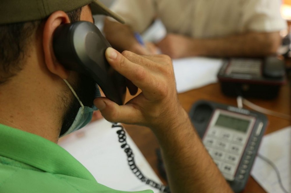 طوارئ خان يونس تتلقى 176 اتصالاً وتتعامل معها في غرفة العمليات 