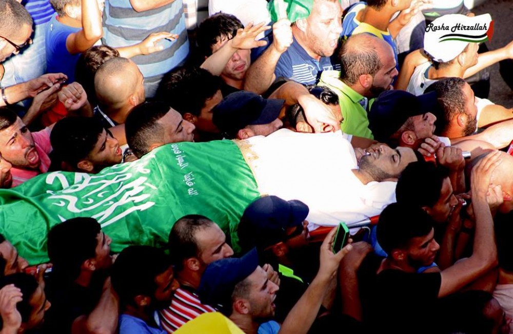 مراسم تشييع جثمان الشهيد أنس طه