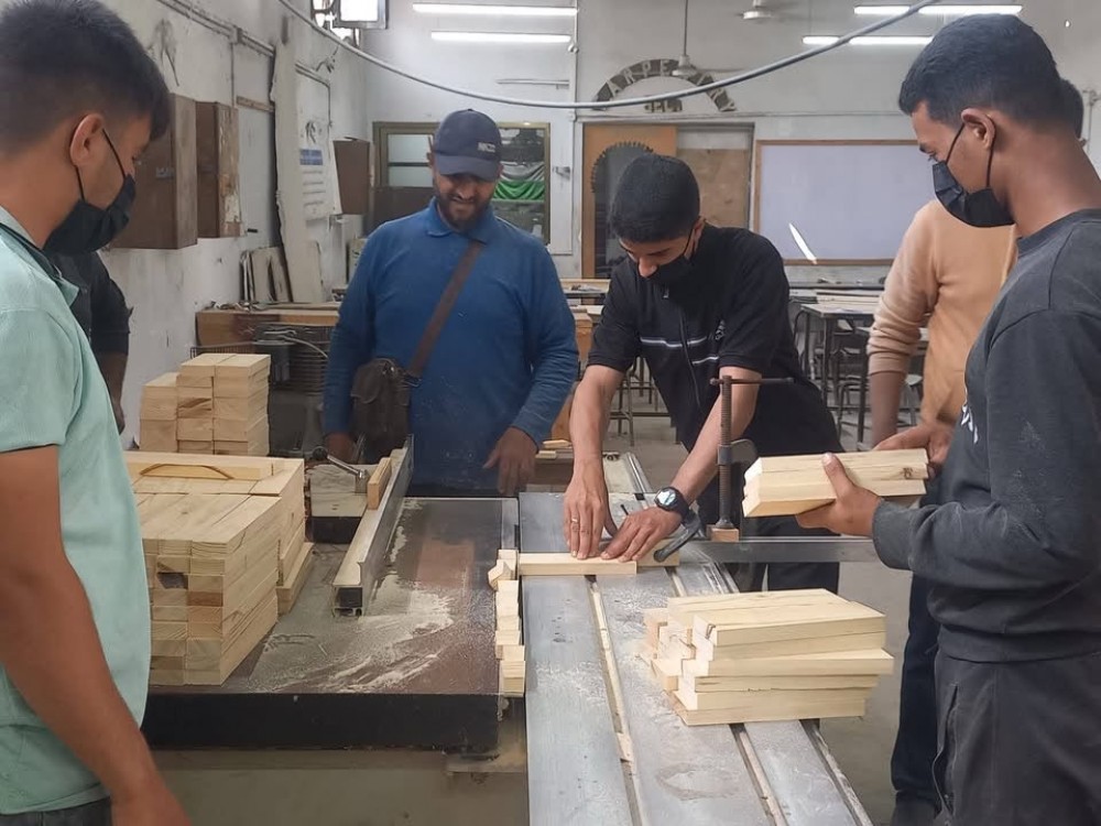  امتحانات عملية لمهنتي الكهرباء والنجارة بمركز الإمام الشافعي