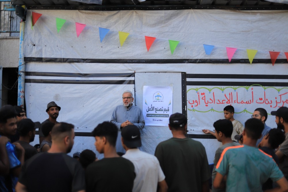 رابطة علماء فلسطين ومركز الهدى ينظمان لقاءً توعويًا حول «حرمة المال العام والإغاثي» بغزة