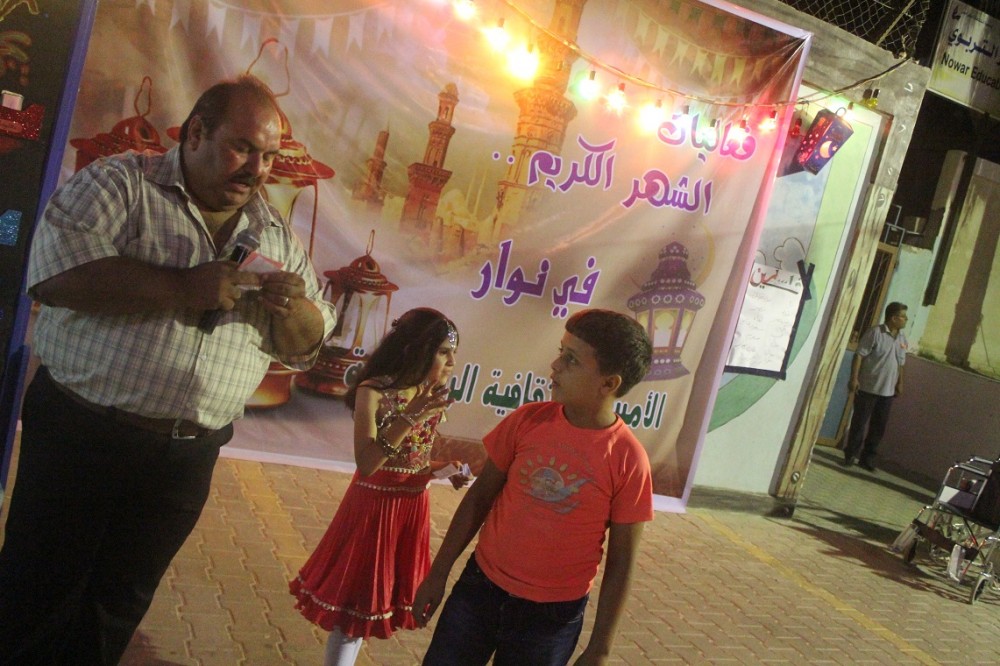 خلال مشاركة اطفال مركز نوار في الامسية الرمضانية