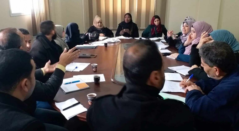 شبكة تحويلات خان يونس تناقش تطورات العمل الخدماتي لذوي الإعاقة
