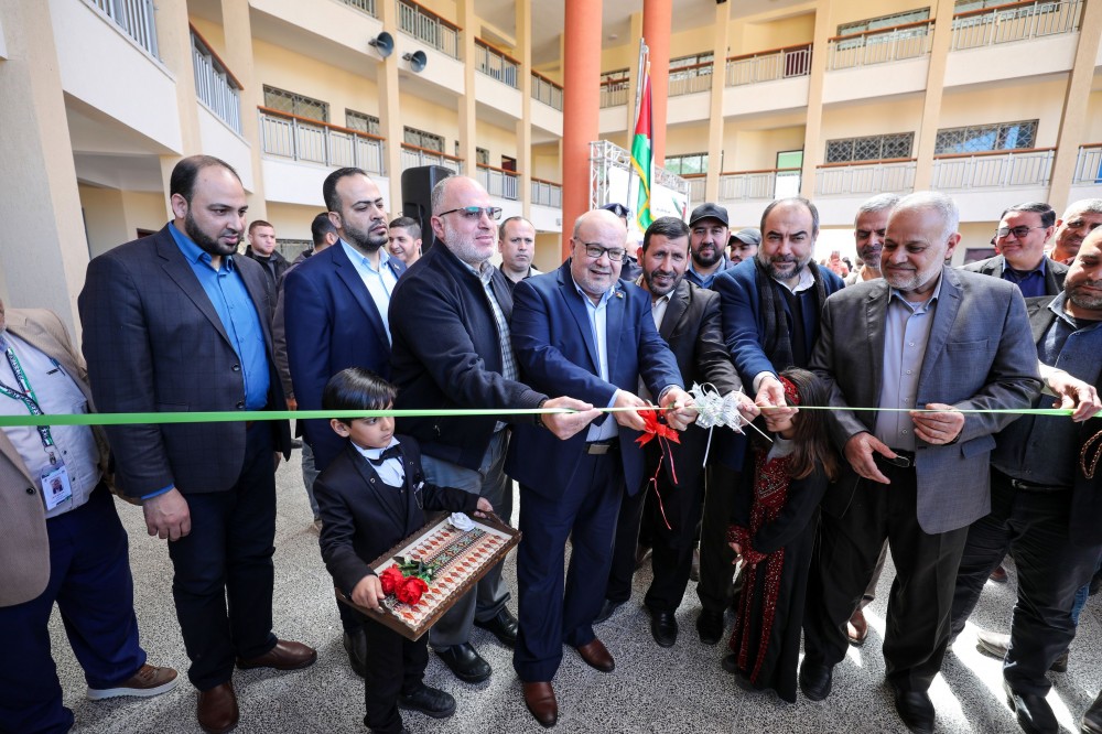 بحضور الدعليس.. التعليم تفتتح مدرسة الشهيد الجعبري شرق غزة