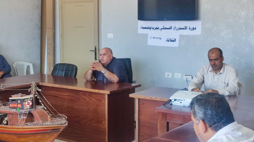 جانب من افتتاح دورة الاستزراع السمكي