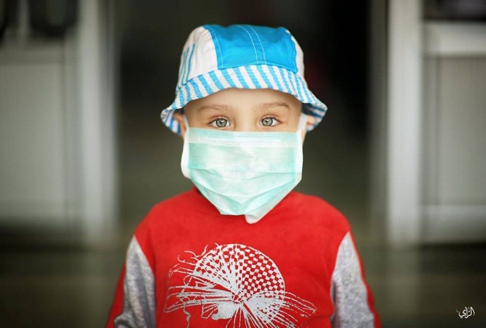 طفل مصاب بالسرطان في غزة