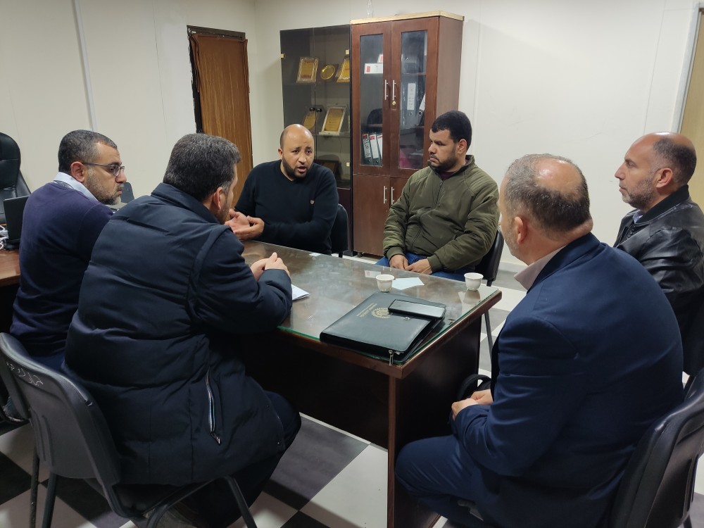 جانب من الاجتماعات المنعقدة على هامش الزيارة
