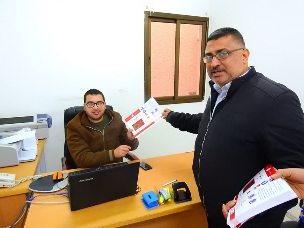 الخدمات الإدارية في وزارة المواصلات تواصل حملة التوعية والوقاية من  كورونا 