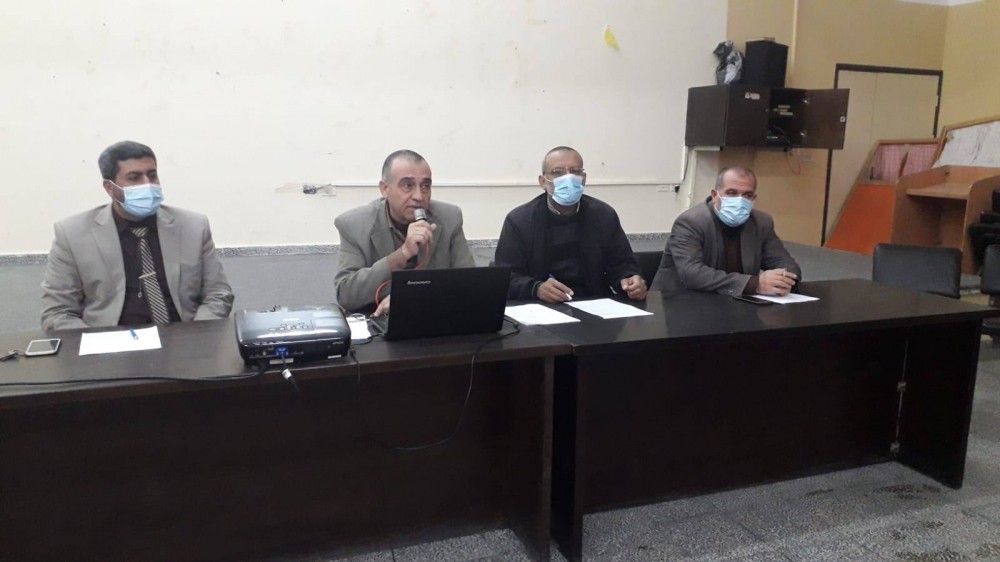 تعليم شمال غزة تناقش مع مدراء المدارس تقييم الطلبة