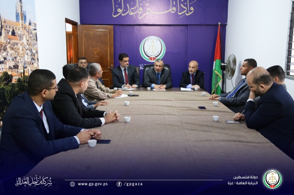 النائب العام يتفقد نيابتَي الاستئناف والنقض وسرايا نيابة الوسطى