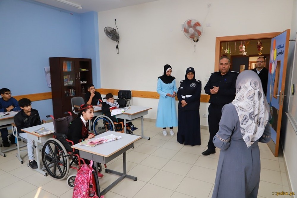 الشرطة المجتمعية تبحث التعاون المشترك مع جمعية مبرة فلسطين