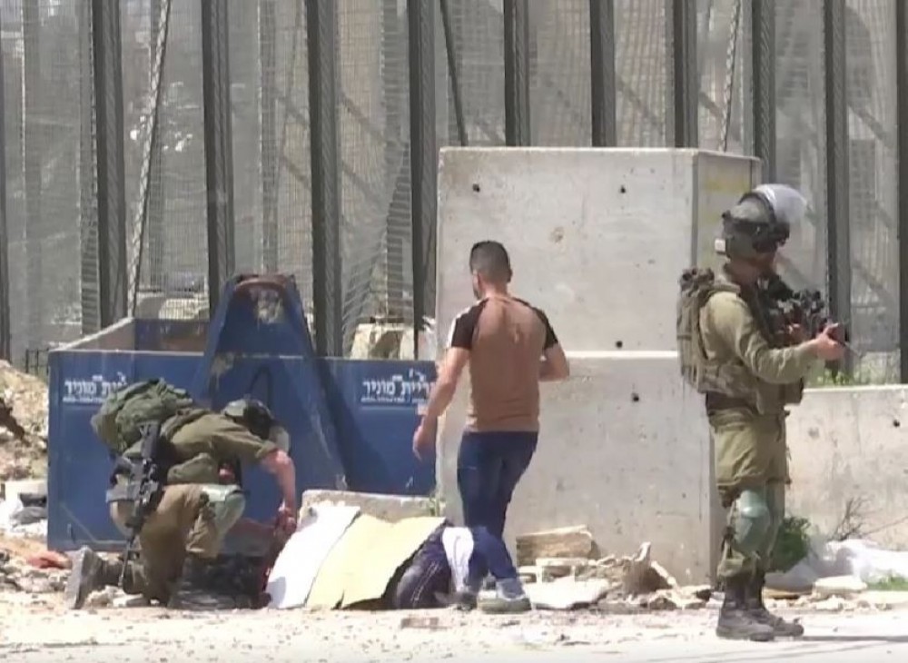 لحظة إعدام الفلسطينة في بيت لحم 