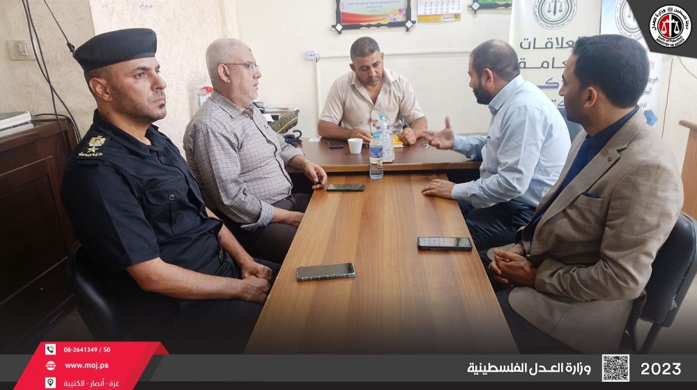 لجنة التفتيش على السجون بوزارة العدل تتفقد نزلاء مركز إصلاح الكتيبة 