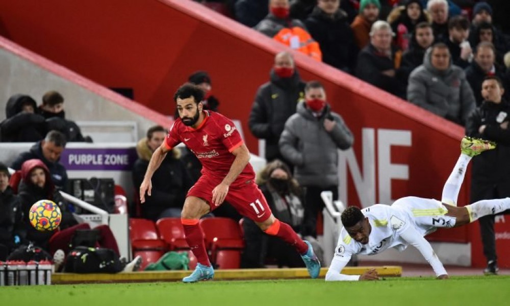 صلاح يقود ليفربول بسداسية في ليدز بالدوري الإنكليزي