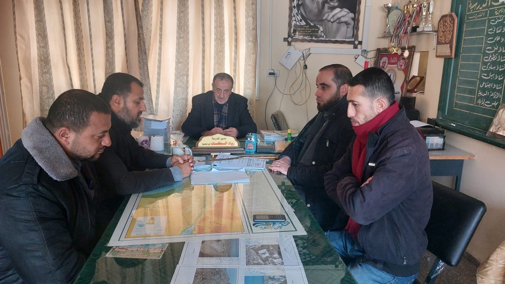 أوقاف رفح تنفذ أنشطة دعوية في مدرسة طه حسين 