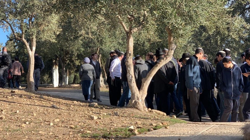 مستوطنون في باحات الأقصى 