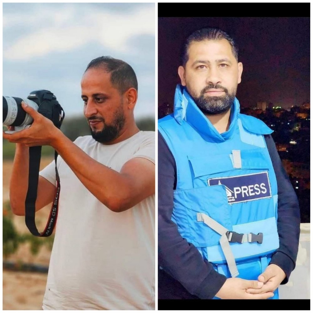 الشهيدان الصحفيان الطويل وصبح 