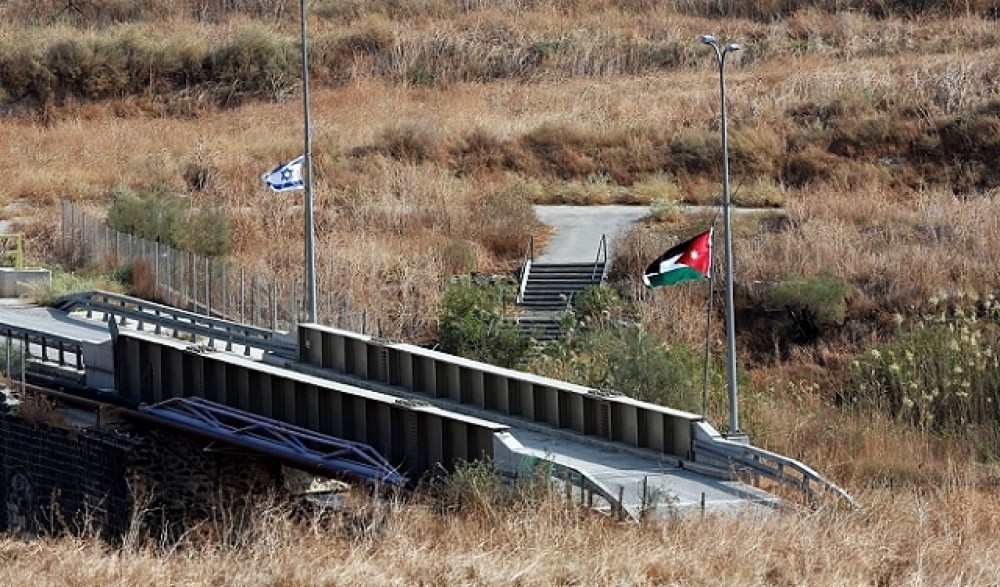 منطقة حدودية في الأغوار