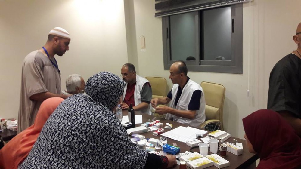 البعثة الطبية تستقبل الحجاج المرضى