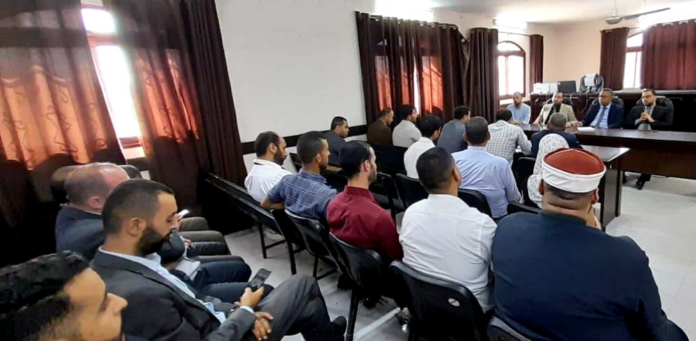 محكمة بداية شمال غزة تعقد اجتماعًا مشتركًا مع المحامين