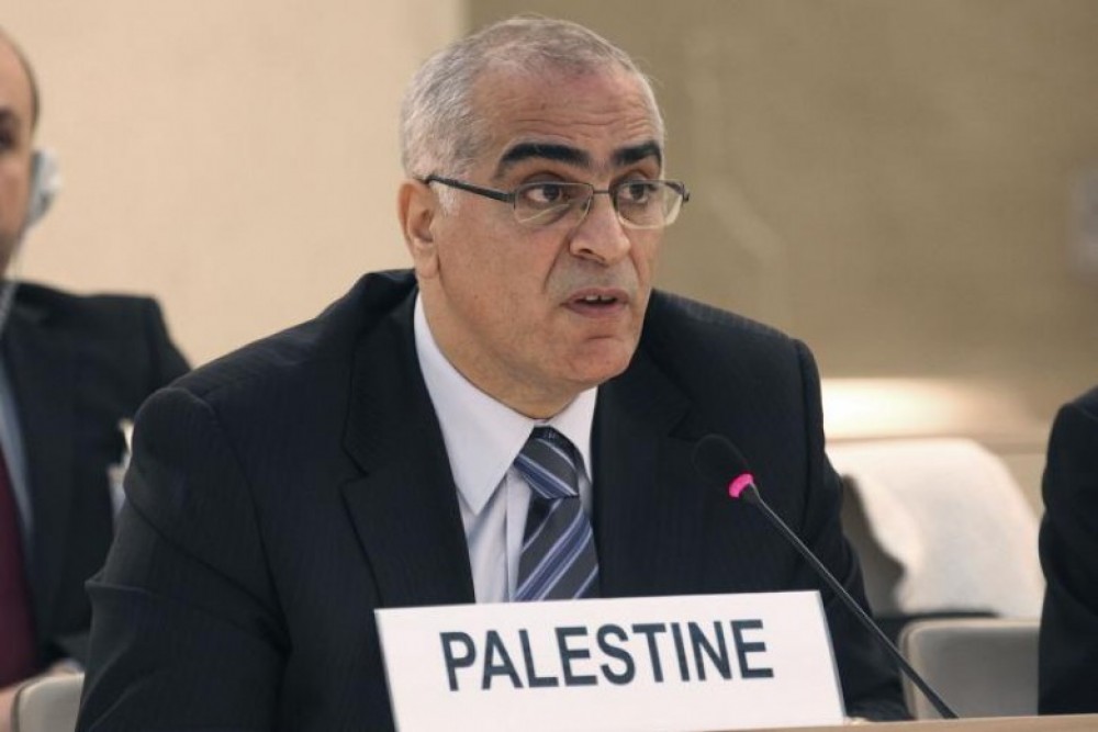 مندوب فلسطين لدى مجلس حقوق الإنسان، إبراهيم خريشة