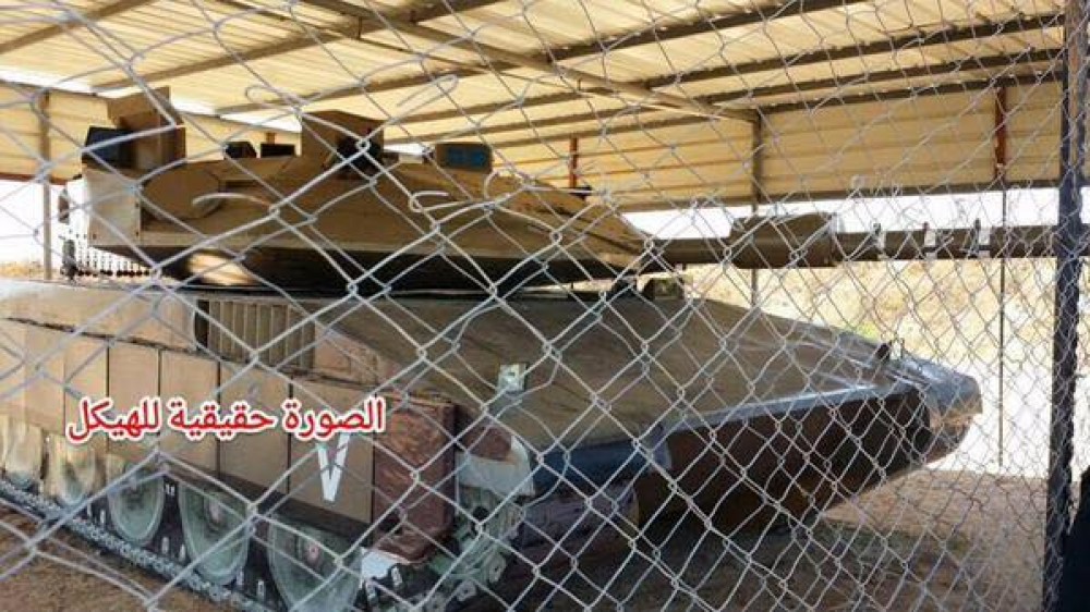 صورة لمجسم الدبابة 