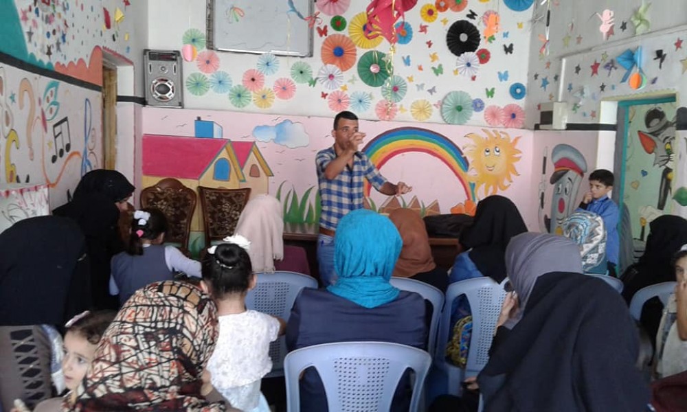 جمعية المرأة العاملة للتنمية تعقد سلسلة من جلسات علاج النطق في رياض الأطفال 