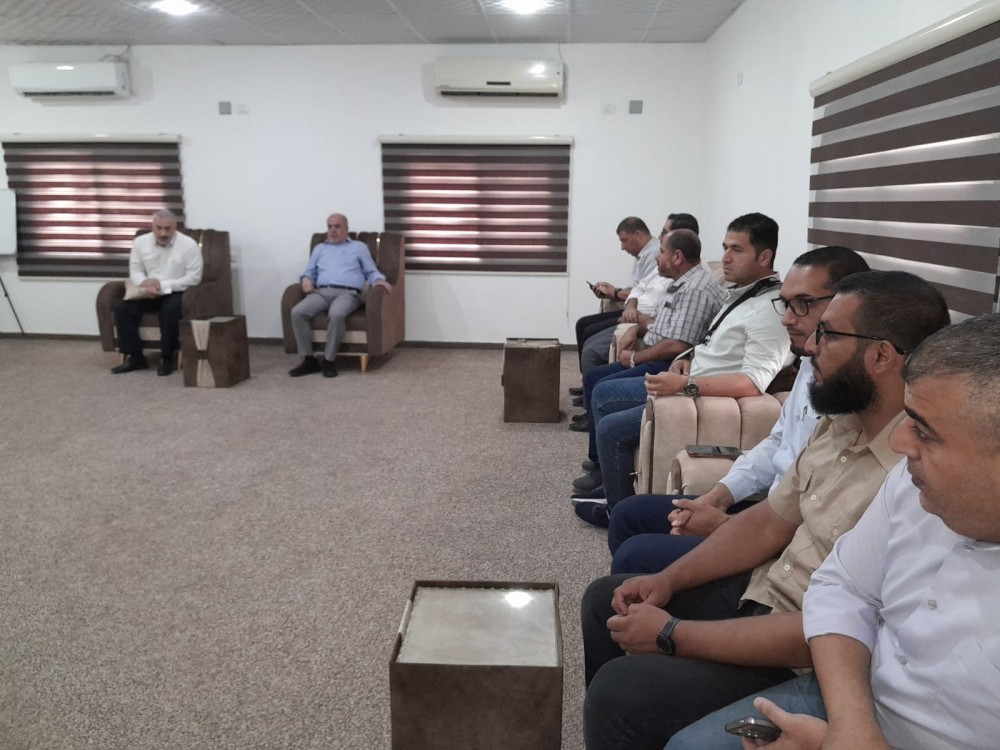 المالية تعقد لقاءً مع مدراء الدوائر في المعابر التجارية