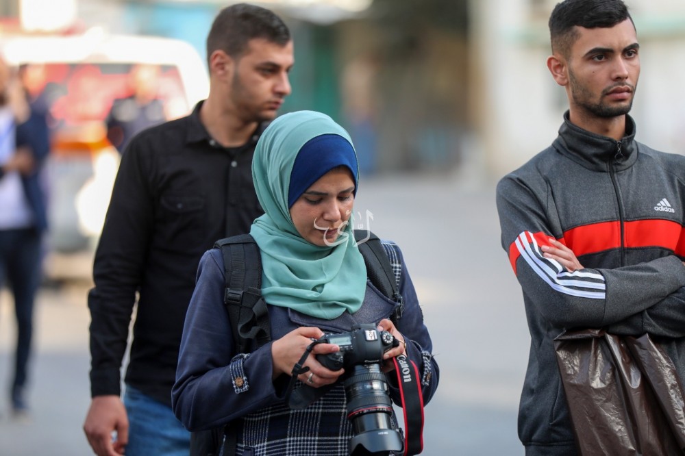 الرأي توثق عمل الطواقم الصحفية في غزة (33)