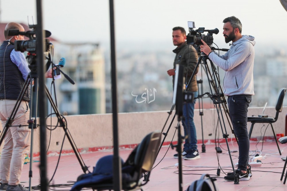 الرأي توثق عمل الطواقم الصحفية في غزة (50)