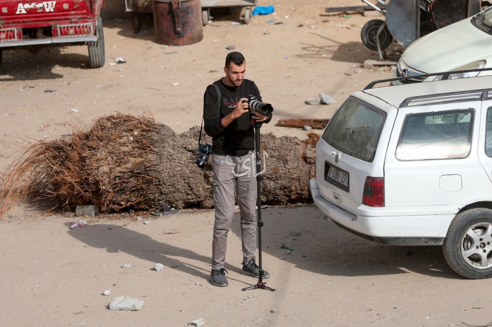 الرأي توثق عمل الطواقم الصحفية في غزة (25)