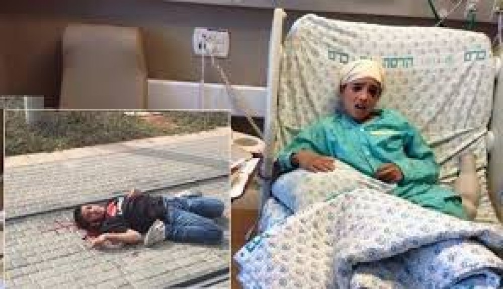 الطفل الاسير أحمد مناصرة