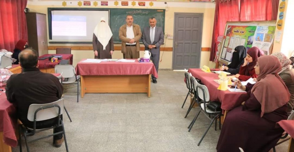 تعليم خان يونس ينفذ تدريباً لفرق الجودة والاعتماد المدرسي 