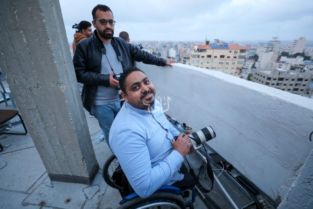 الرأي توثق عمل الطواقم الصحفية في غزة (63)