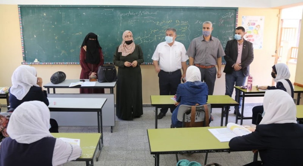 تعليم خان يونس يتابع استئناف الدراسة في مرحلتها الثانية