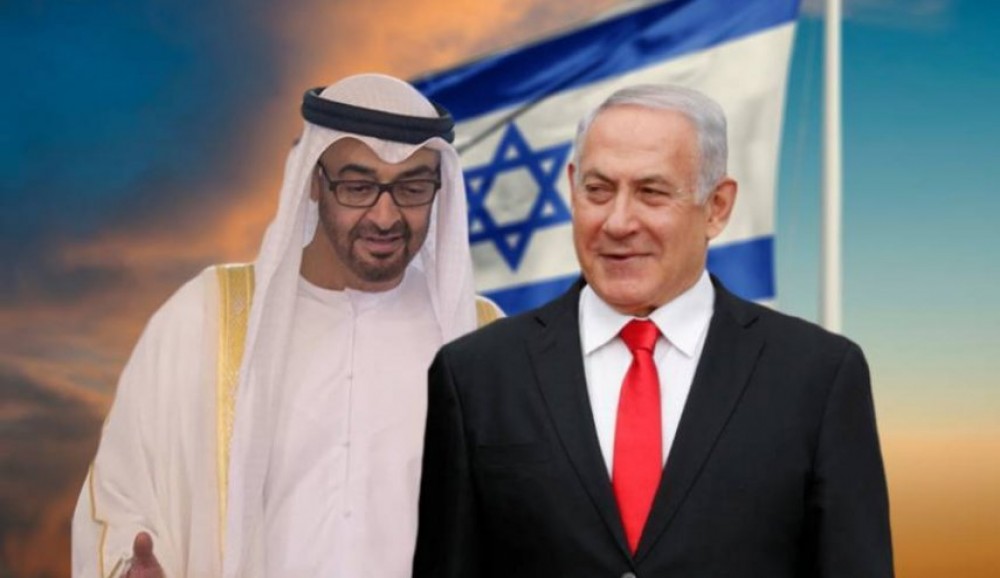 نتنياهو وولي عهد الإمارات محمد بن زايد 
