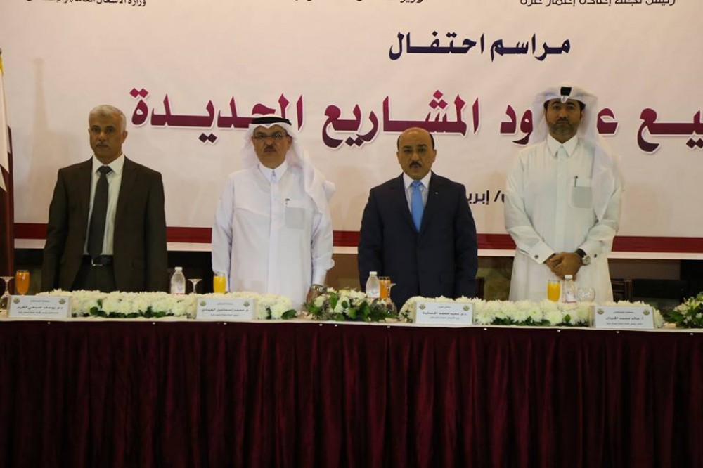 من مراسم توقيع عقود المشاريع الجديدة 