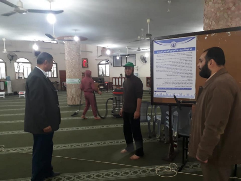 أوقاف غزة تتفقد سير العمل في مساجد المحافظة