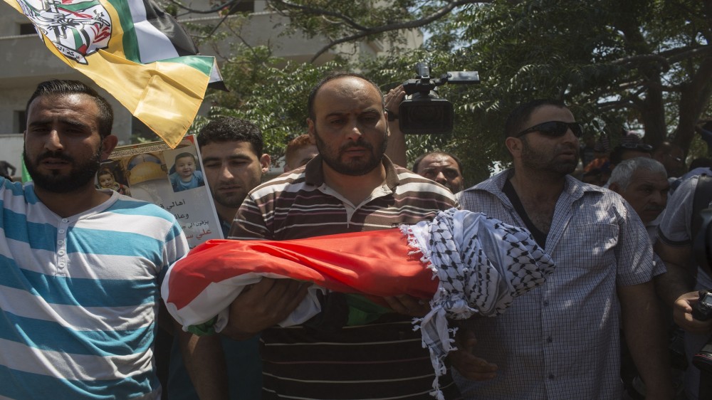 تشيع الرضيع علي دوابشة 